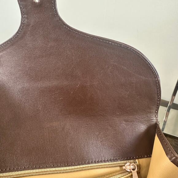 Vintage Chloe Brown Leather Sling Bag Backpack Authentic - Picture 8 of 16